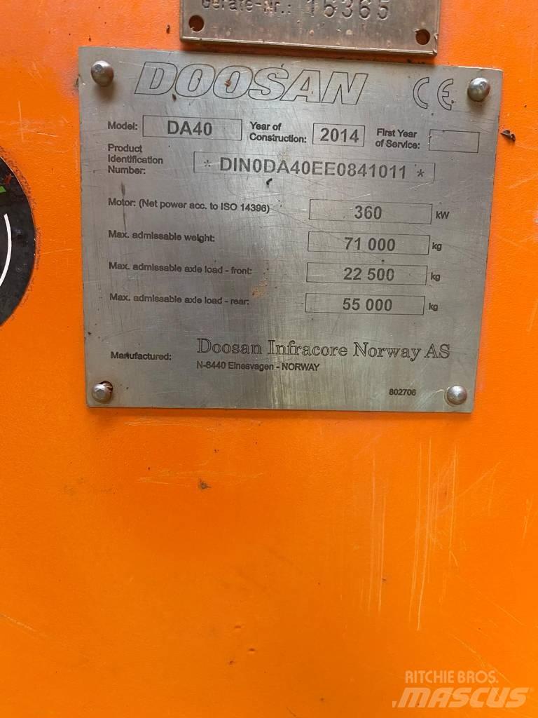 Doosan DA 40 Liigendraamiga pinnaseveokid