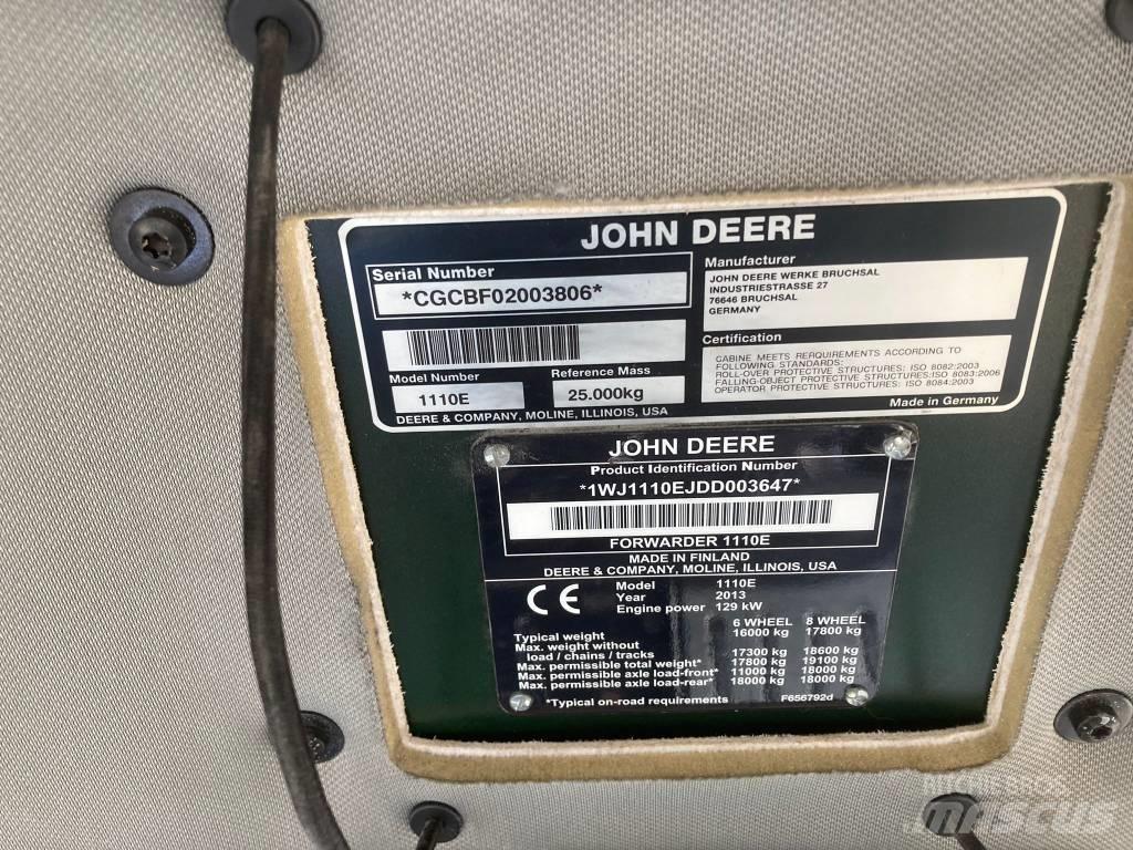 John Deere 1110E Forwarderid