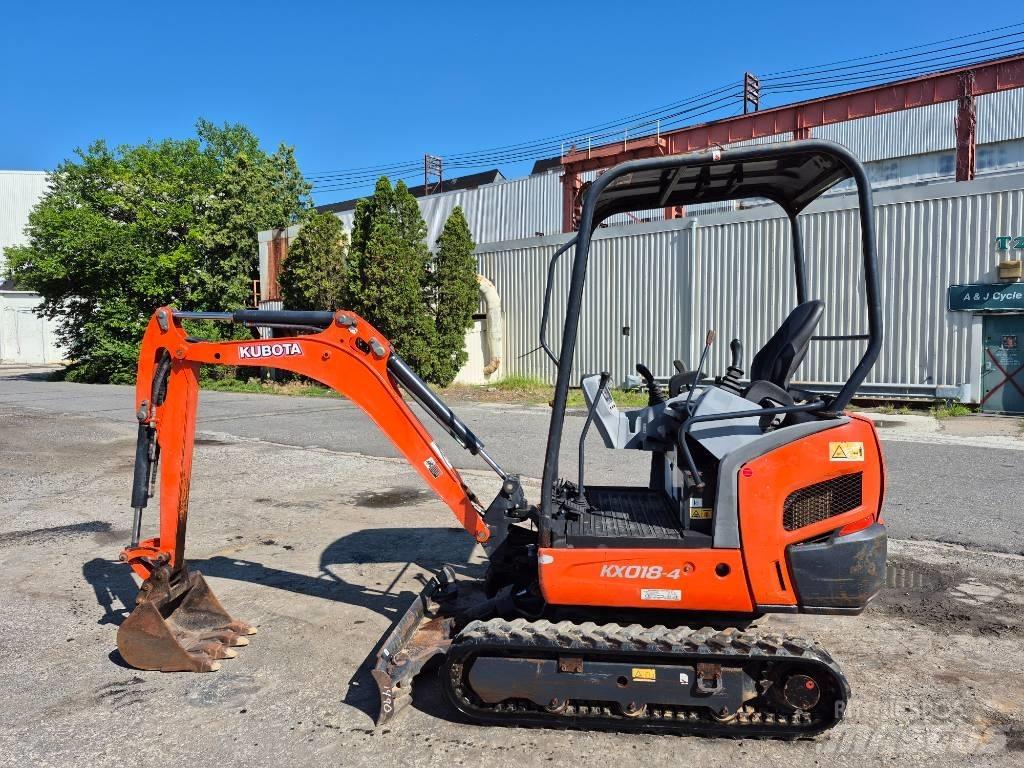 Kubota KX 018-4 Miniekskavaatorid < 7 t