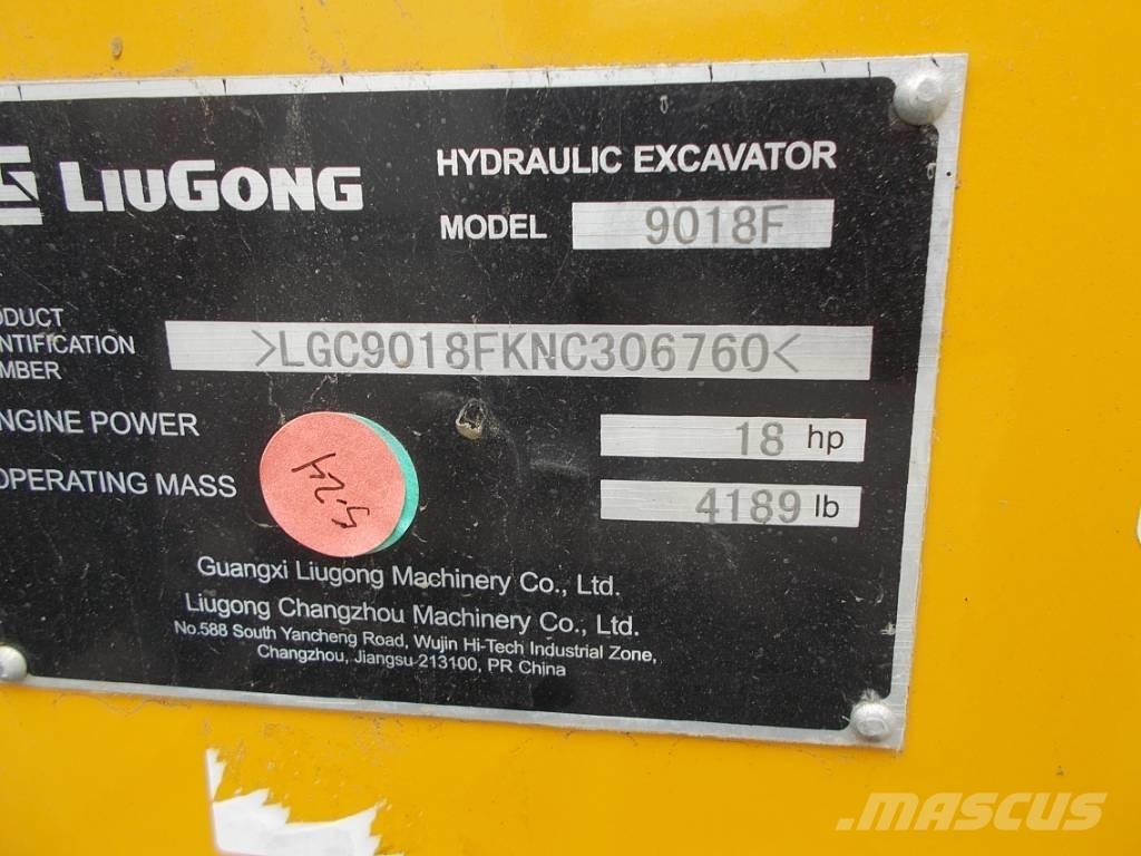 LiuGong 9018 F Miniekskavaatorid < 7 t