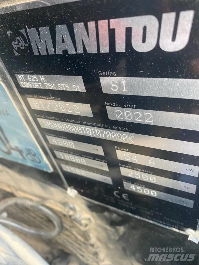 Manitou MT 625 H Teleskooplaadurid