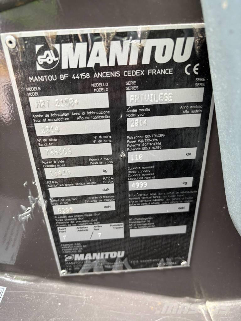 Manitou MRT 2140+ Teleskooplaadurid