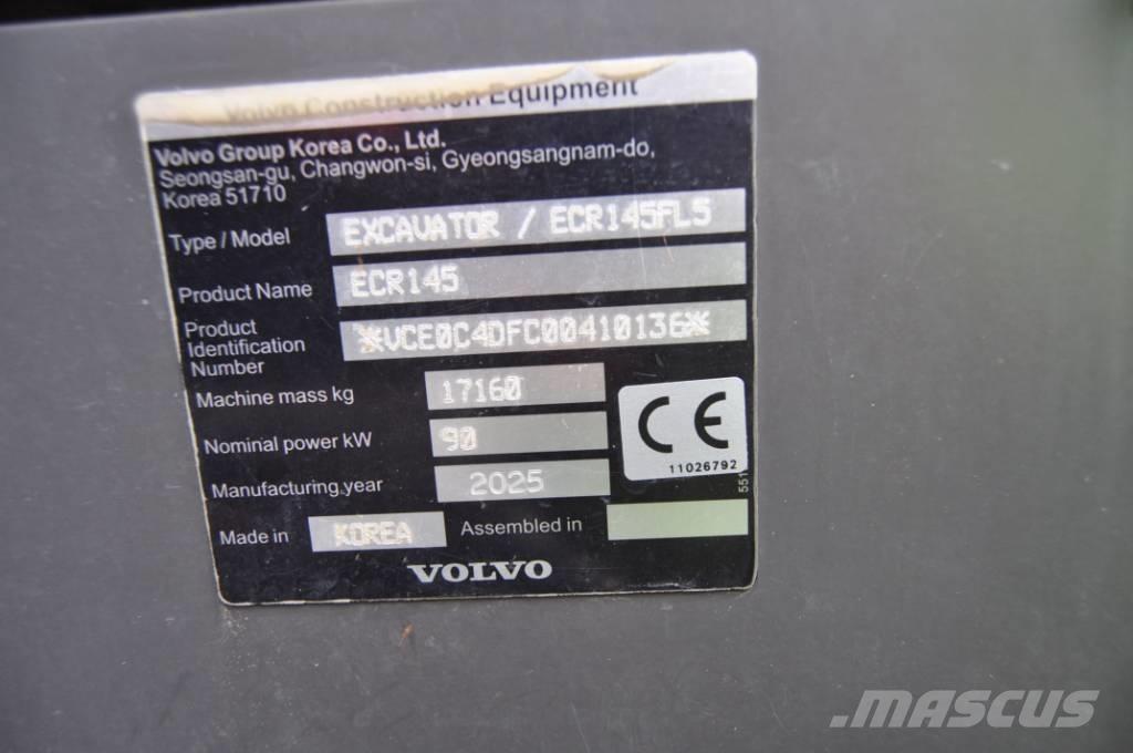 Volvo ECR 145 Roomikekskavaatorid