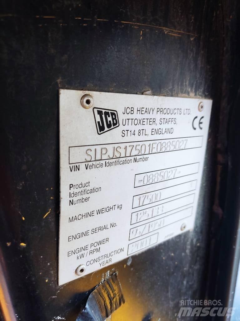JCB JS 175 W Ratasekskavaatorid