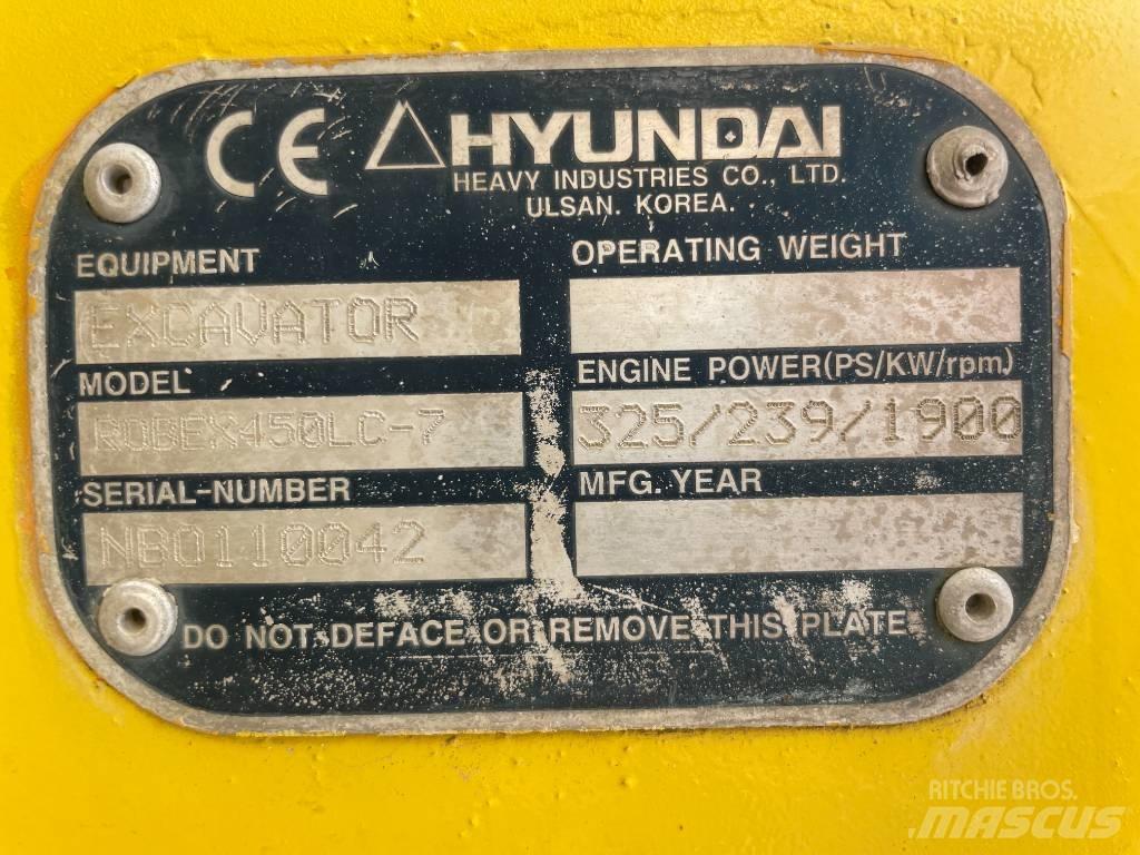 Hyundai R 450 LC-7 Roomikekskavaatorid
