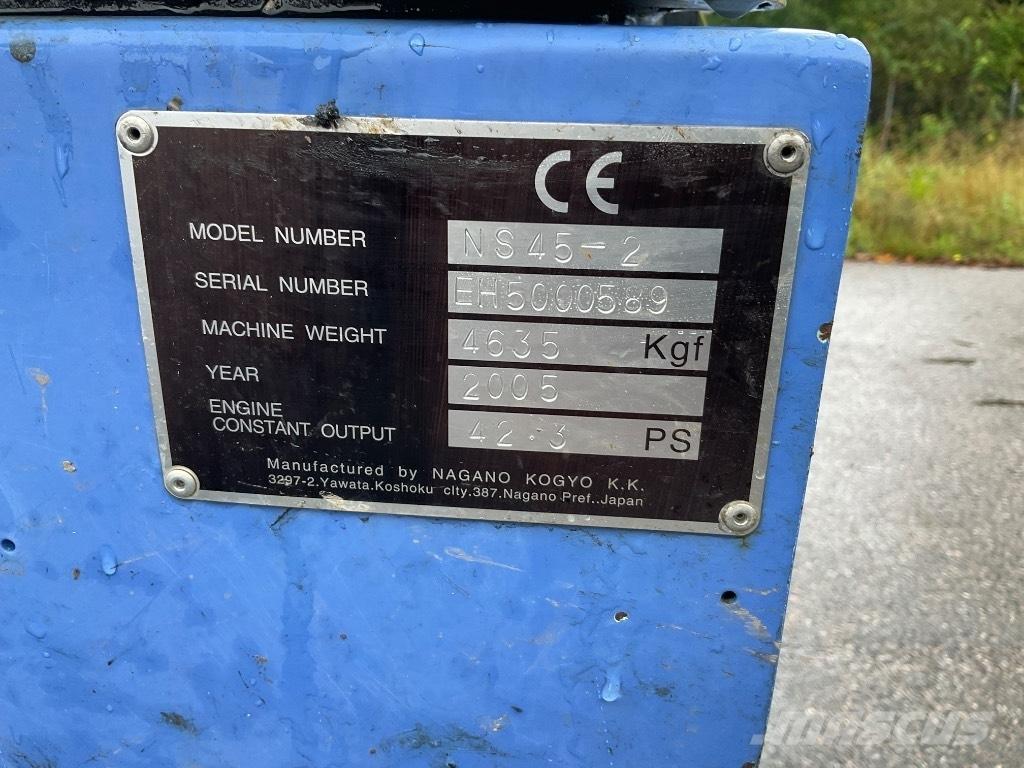 Nagano N50 Muud laadimise ja kaevamise seadmed