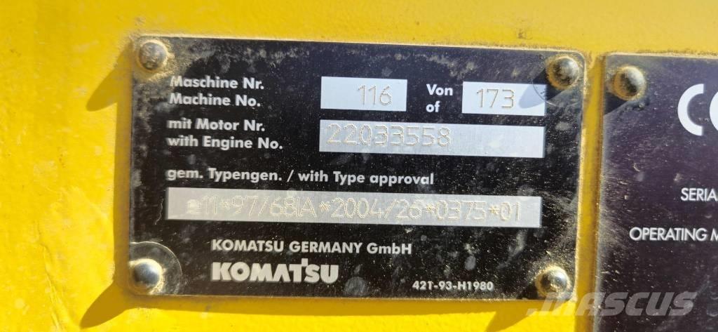 Komatsu PW 180-7EO Ratasekskavaatorid
