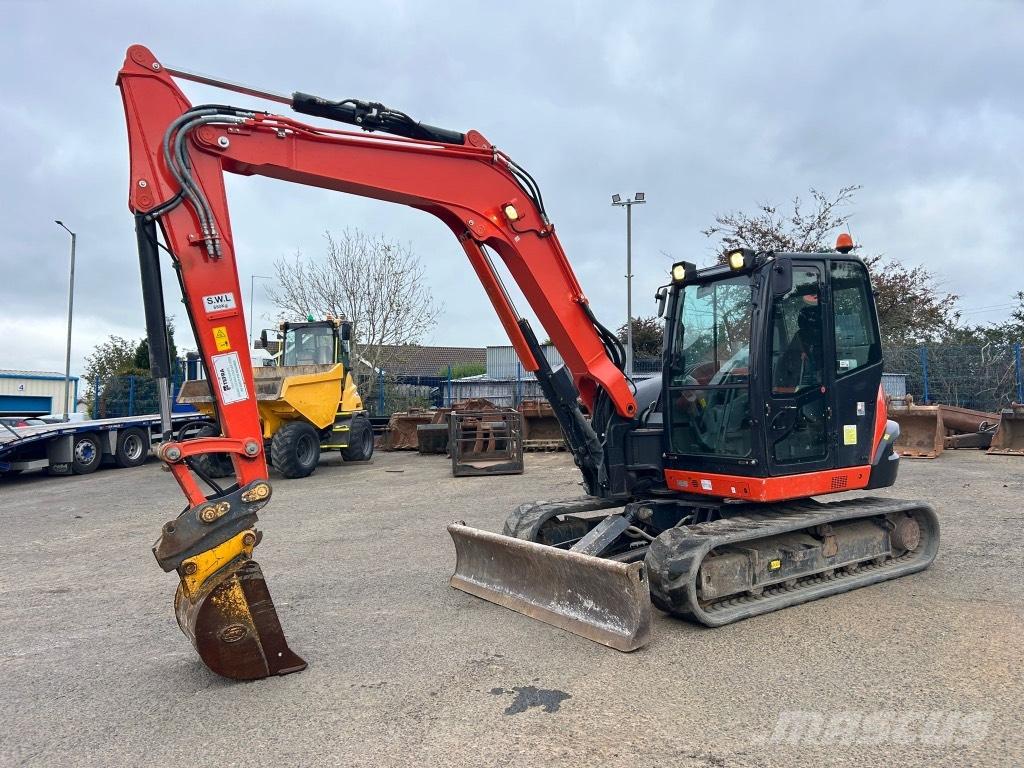 Kubota KX080-4 Väikeekskavaatorid 7t-12t