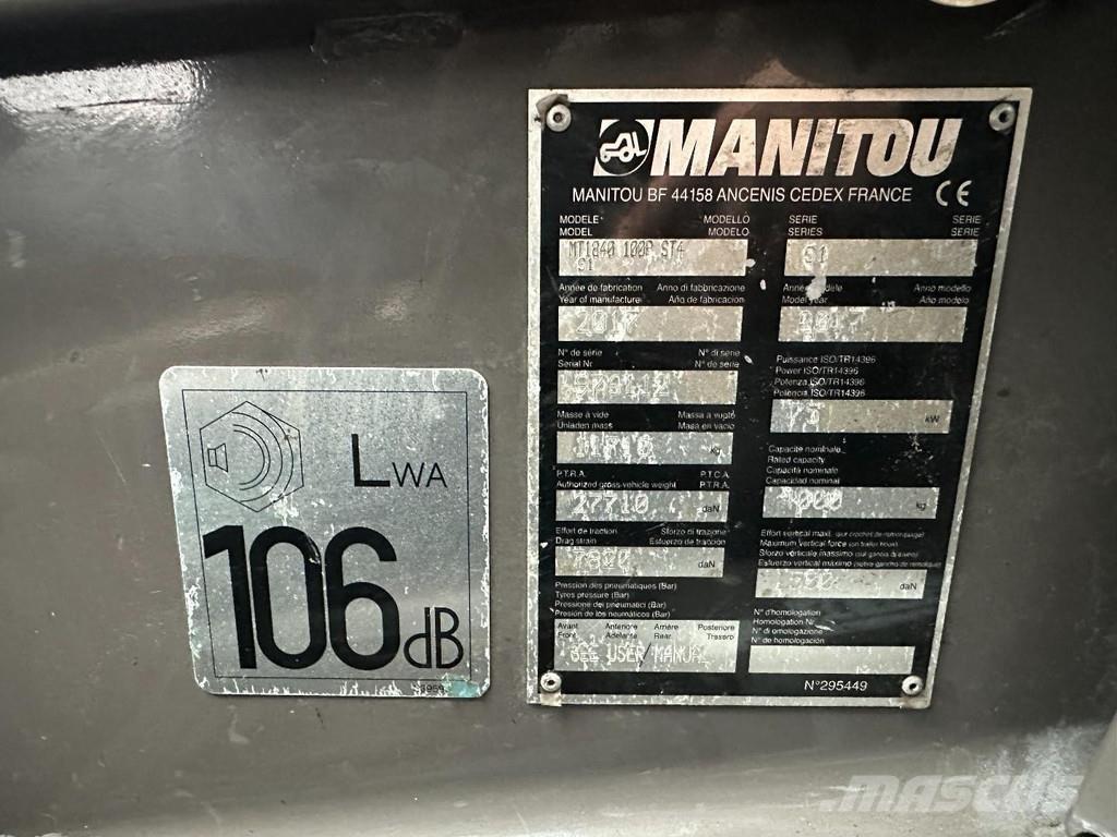 Manitou MT 1840 Teleskooplaadurid