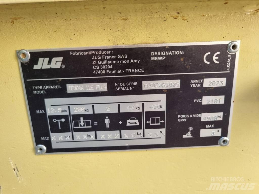 JLG Toucan 12 E Plus Iseliikuvad poomtõstukid