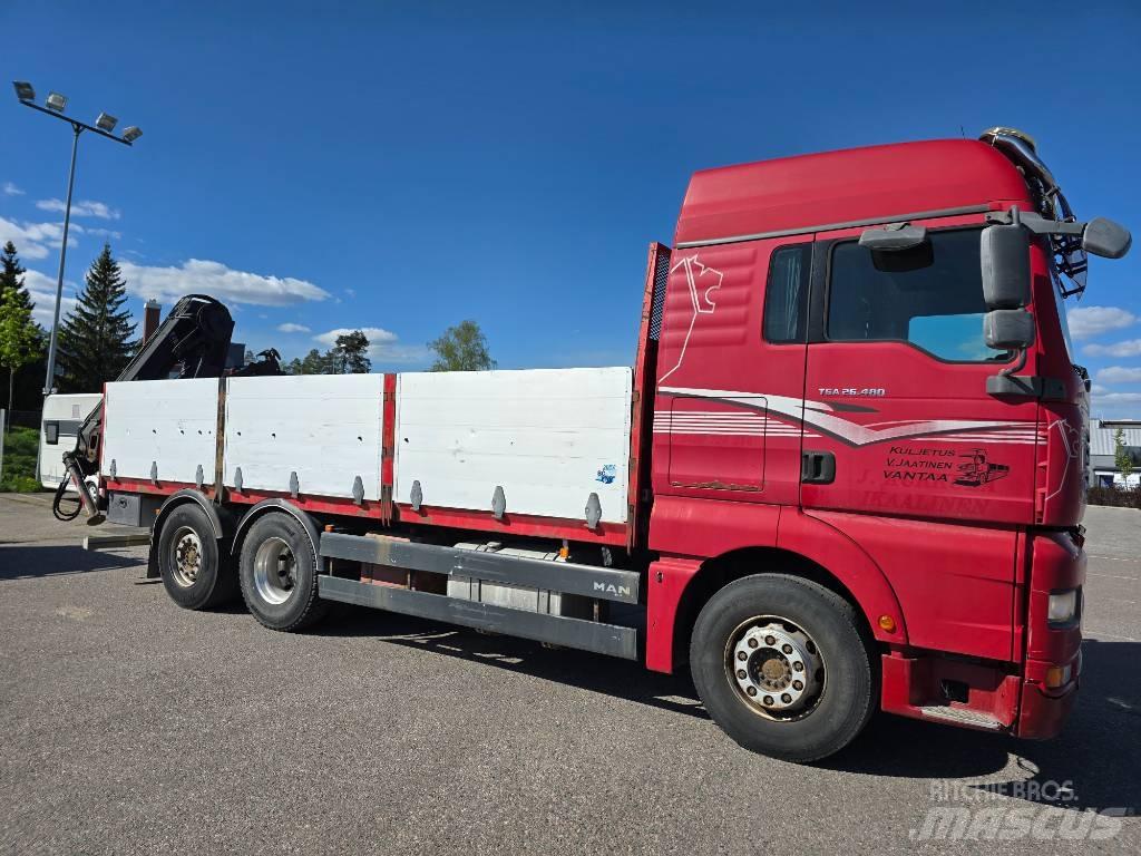 MAN TGA 26.480 Kraanaga veokid