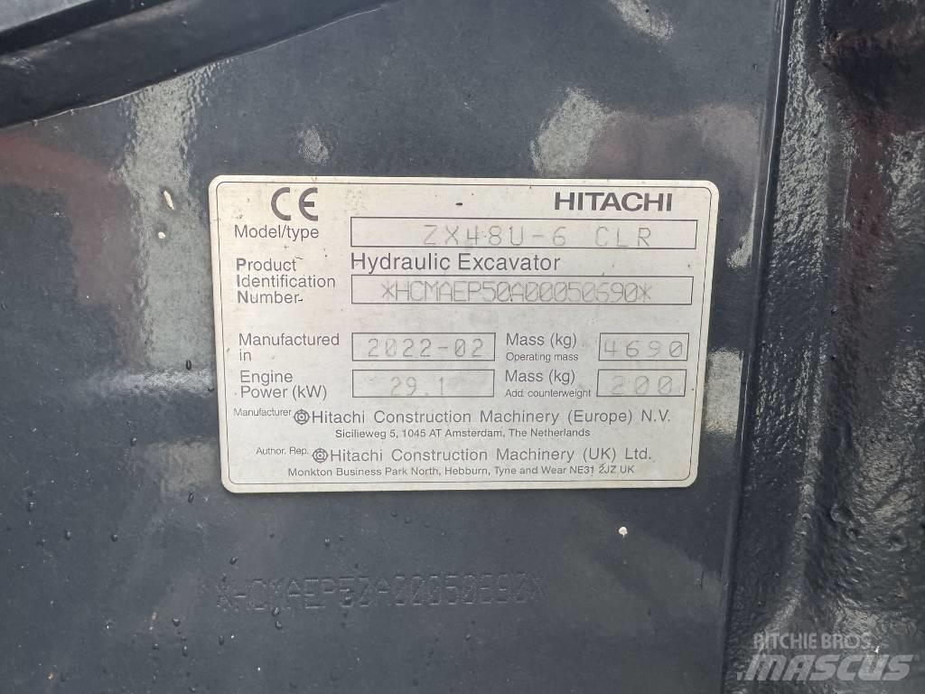 Hitachi ZX 48 U-6 Miniekskavaatorid < 7 t