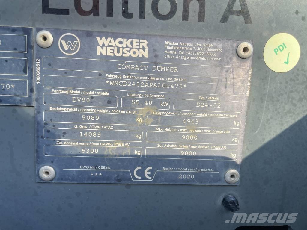 Wacker Neuson DV 90 Väikekallurid