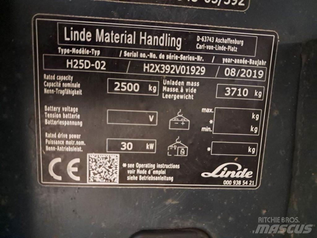 Linde H25D-02 Diiseltõstukid
