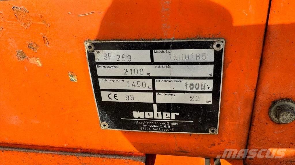 Weber SF253 Asfaldi lõikamise masinad