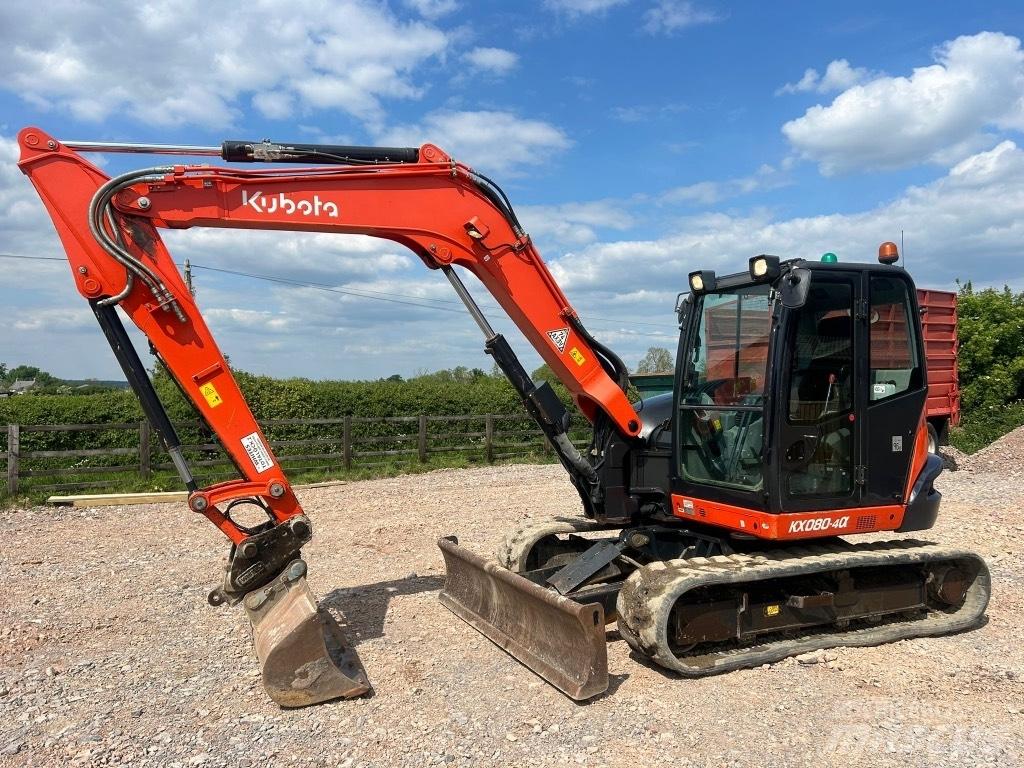 Kubota KX 80-4 Väikeekskavaatorid 7t-12t