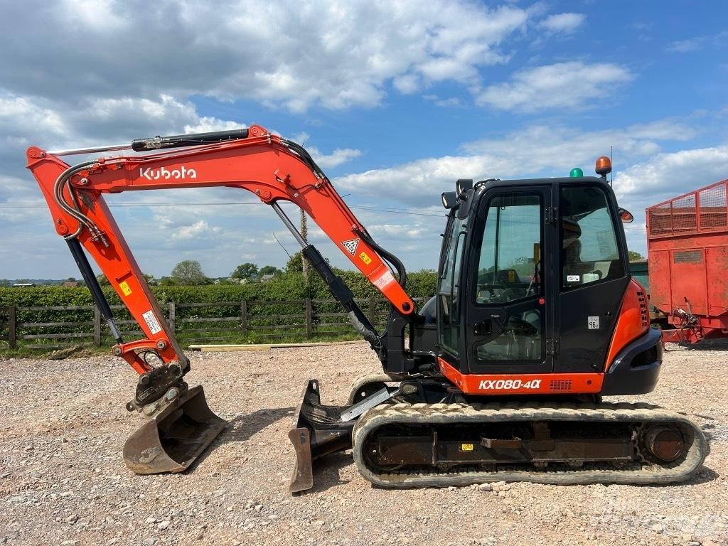 Kubota KX 80-4 Väikeekskavaatorid 7t-12t