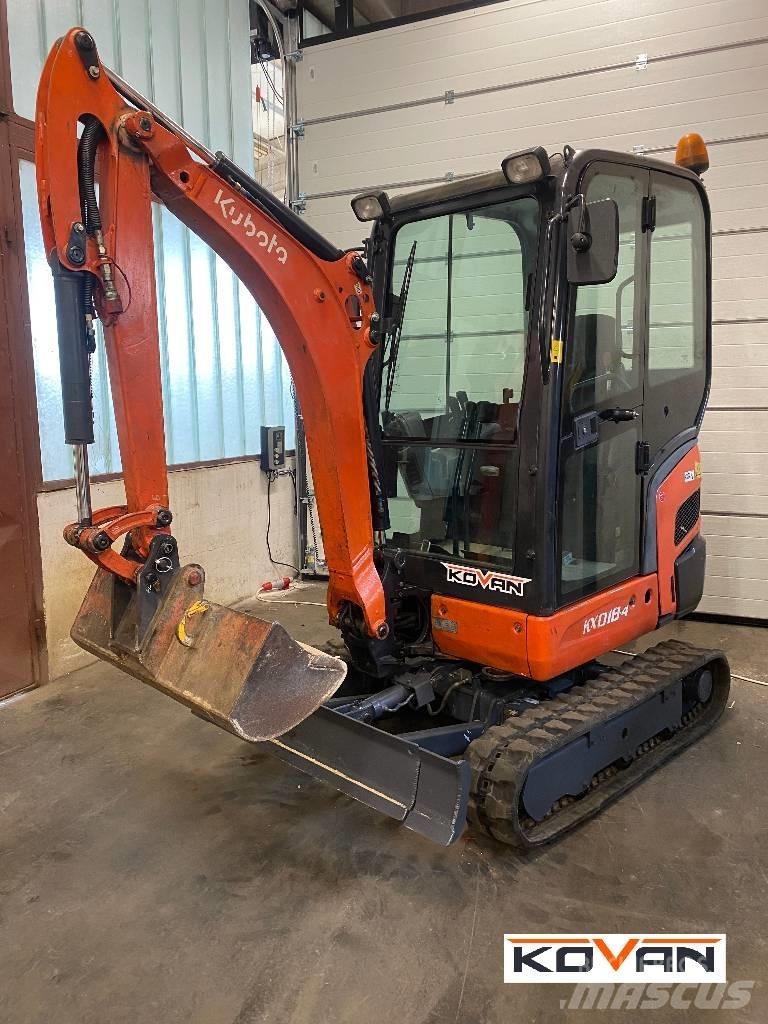 Kubota KX 018-4 Miniekskavaatorid < 7 t