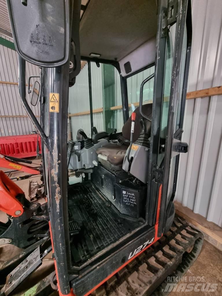 Kubota U 27-4 Miniekskavaatorid < 7 t
