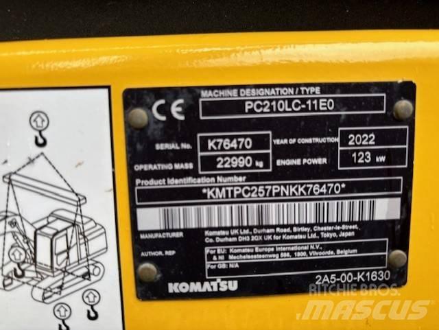 Komatsu PC 210 LC-11 Roomikekskavaatorid