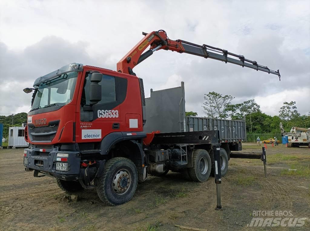 Iveco Trakker 410 Kraanaga veokid