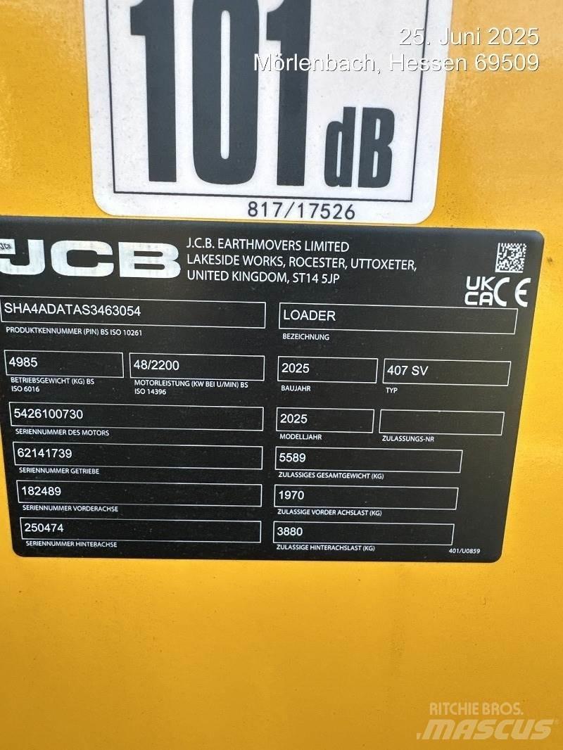 JCB 407 Rataslaadurid