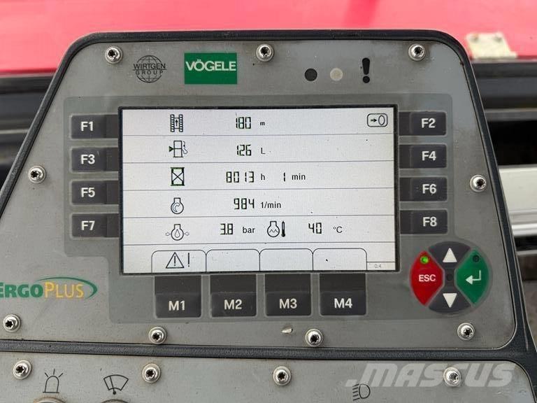 Vögele super 1800-2 Asfaldilaoturid