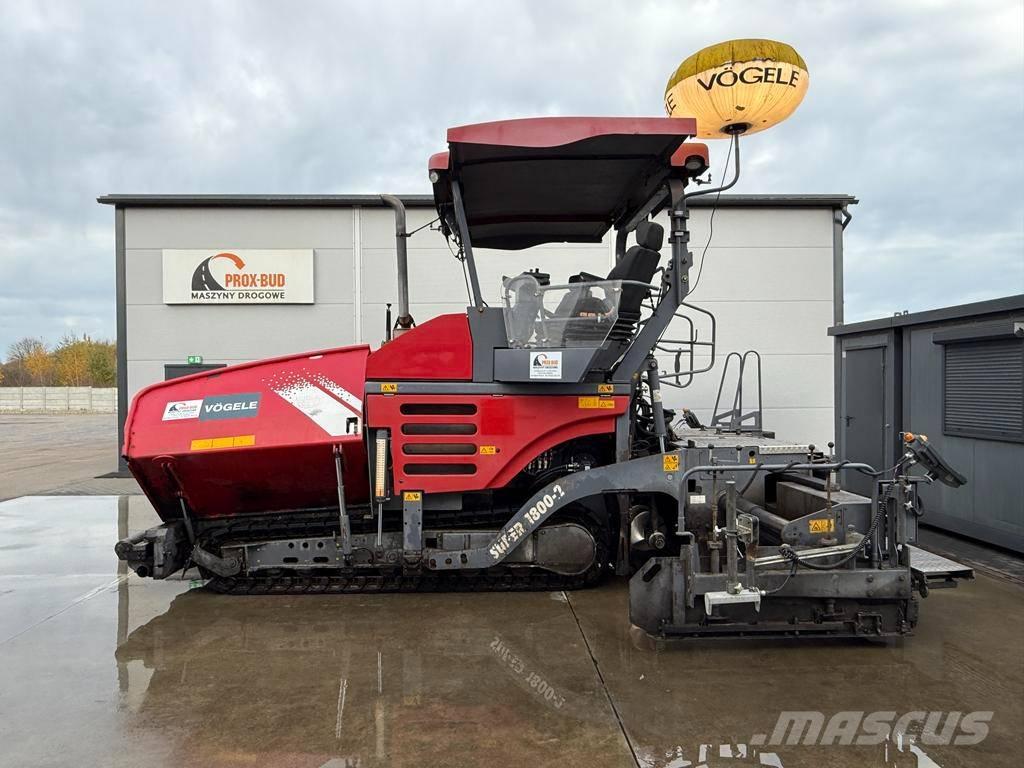 Vögele super 1800-2 Asfaldilaoturid