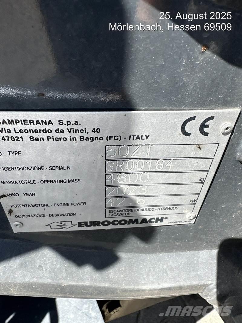 Eurocomach 50ZT Miniekskavaatorid < 7 t