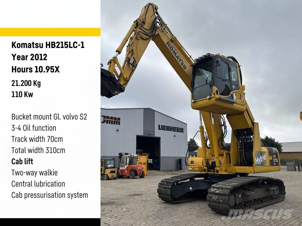 Komatsu HB215LC-1 Materjalikäitlusmasinad