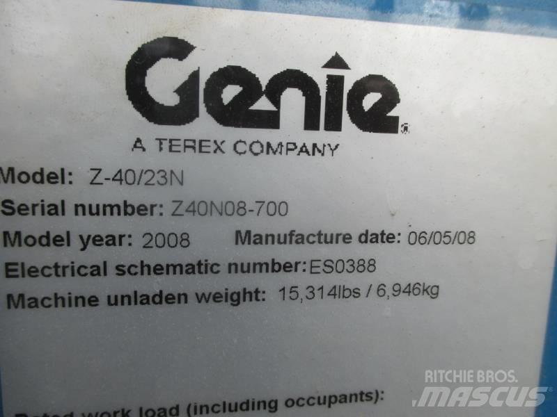 Genie Z 40/23 N Iseliikuvad poomtõstukid