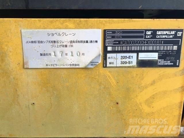 CAT 320-07A Roomikekskavaatorid