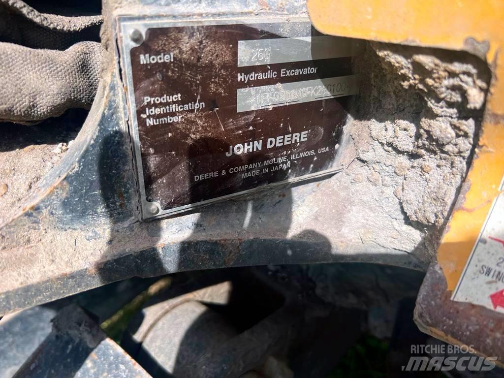 John Deere 26G Miniekskavaatorid < 7 t