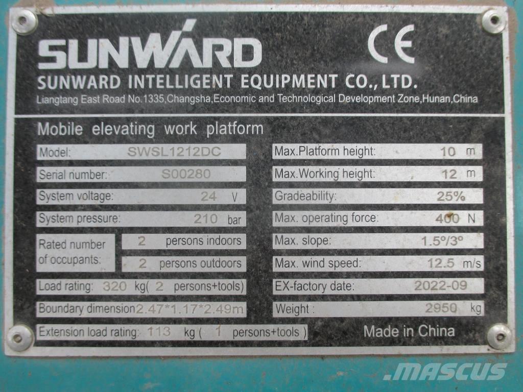 Sunward SWSL 1212 DC Käärtõstukid