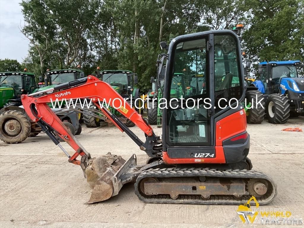 Kubota U 27-4 Miniekskavaatorid < 7 t