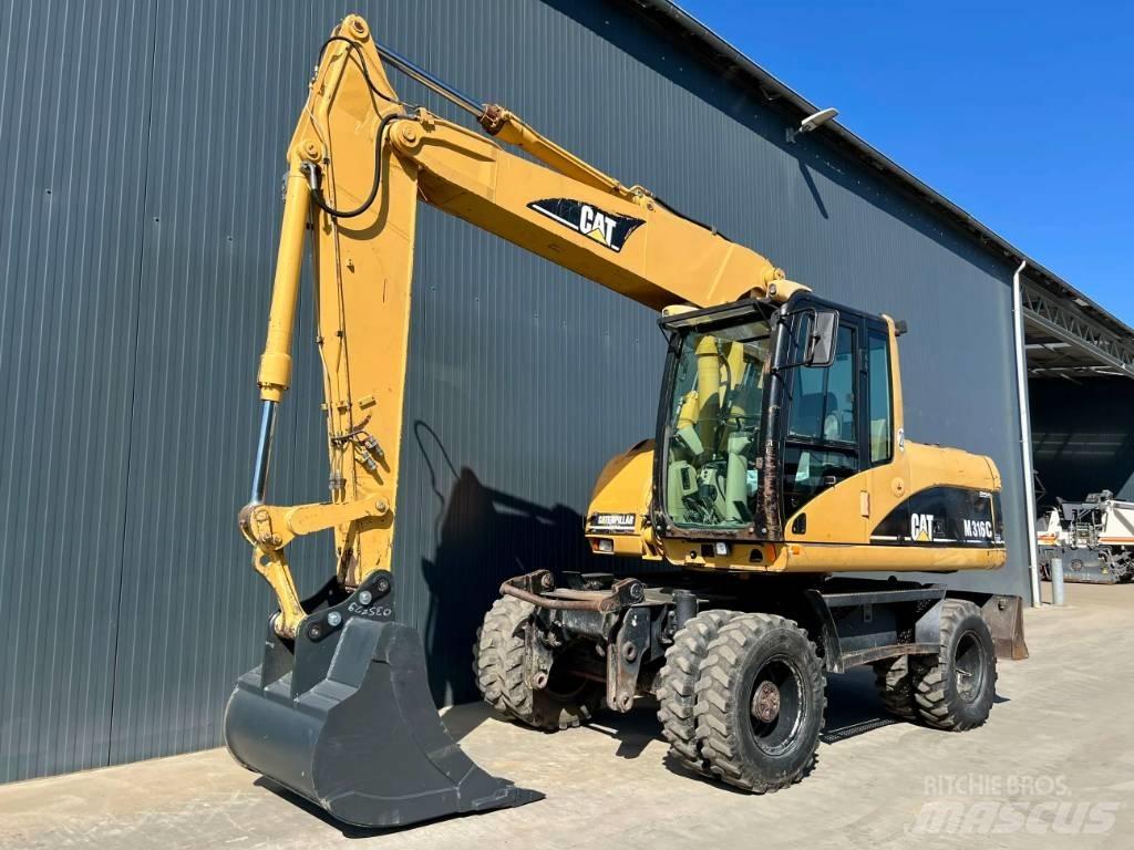 CAT M316C Ratasekskavaatorid