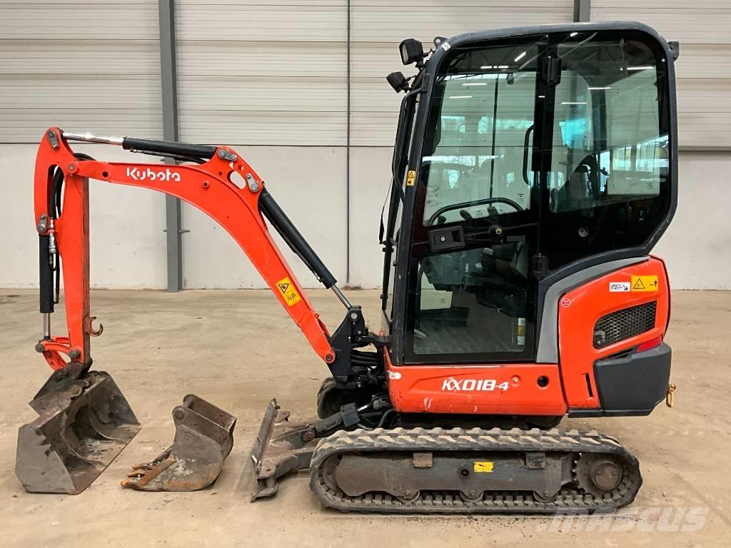 Kubota KX 018-4 Miniekskavaatorid < 7 t