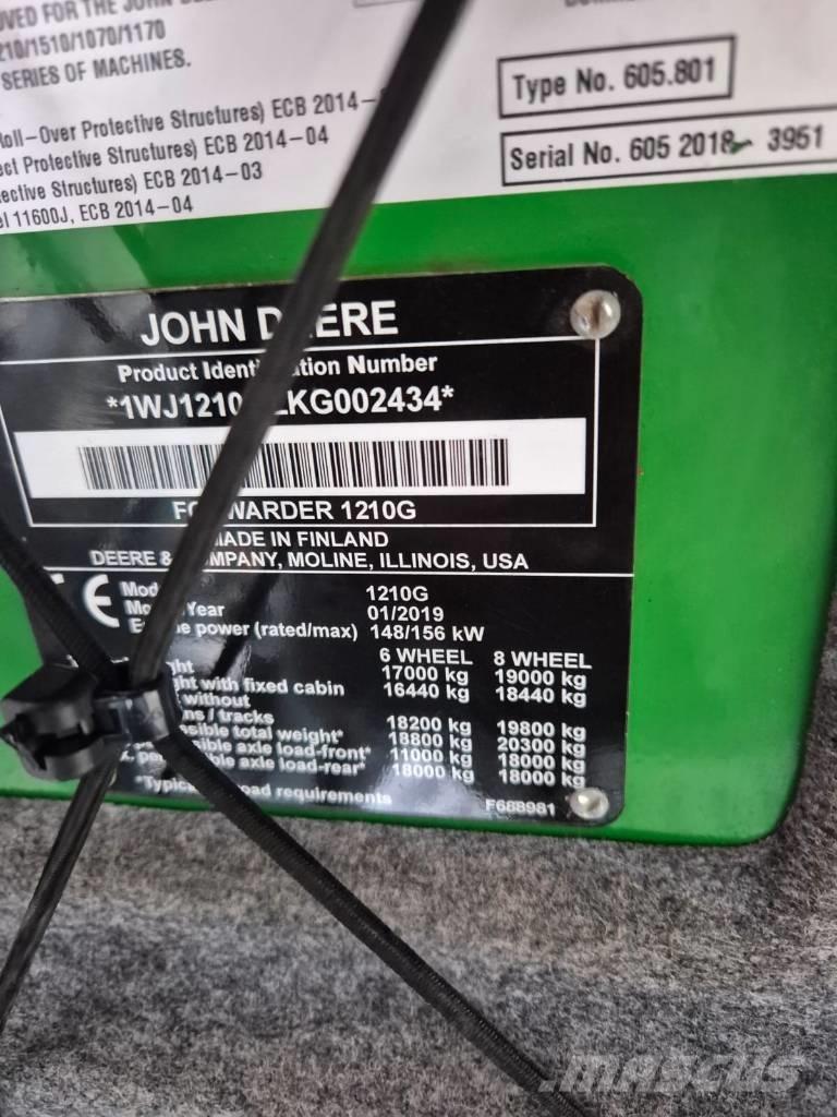 John Deere 1210 G Forwarderid