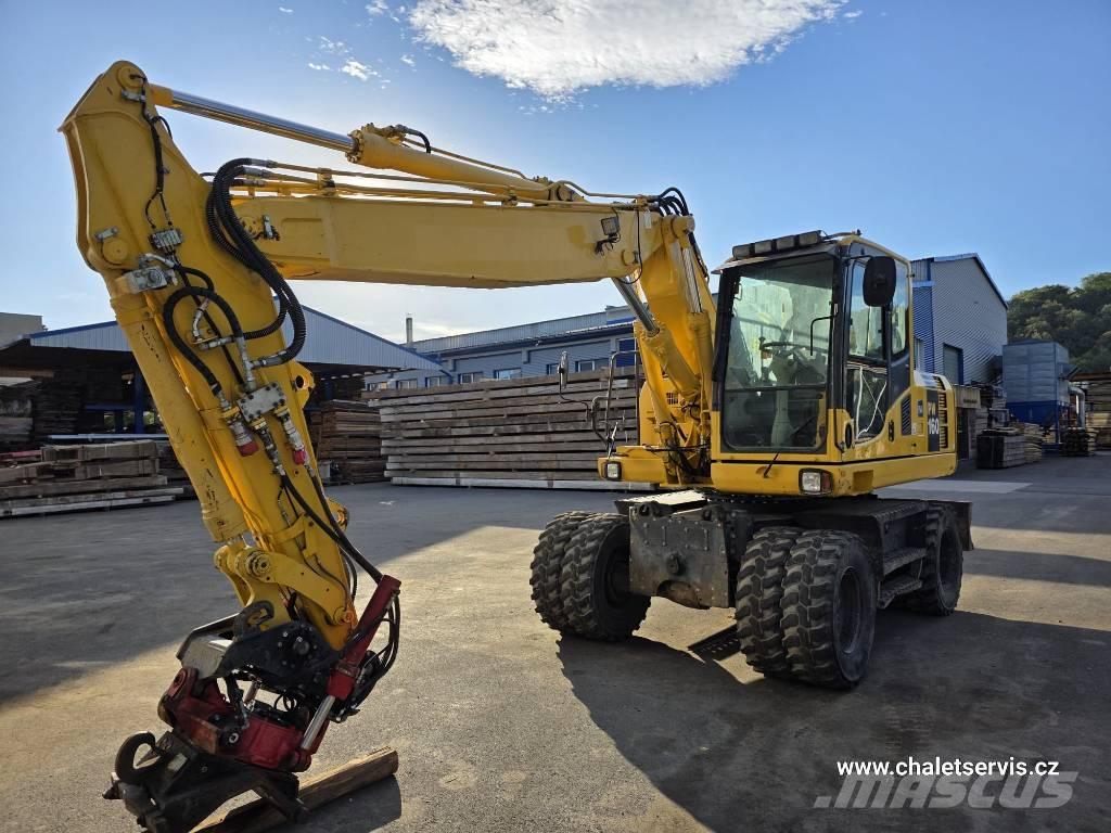 Komatsu PW 160 Ratasekskavaatorid