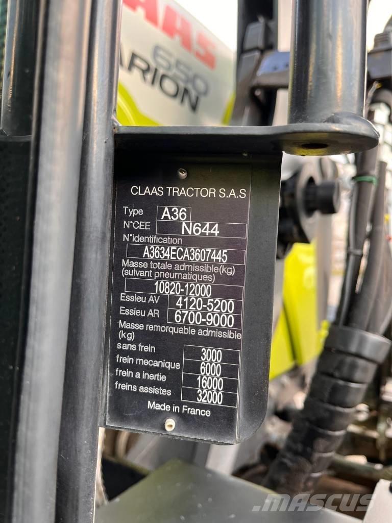 CLAAS ARION 650 Traktorid