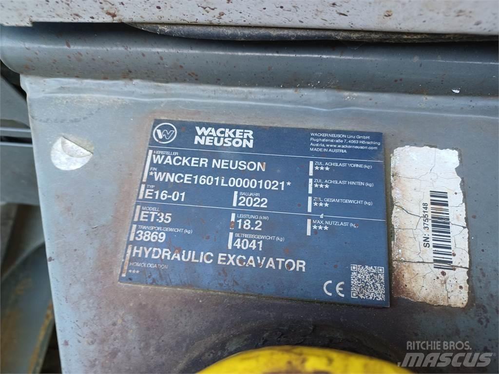 Wacker Neuson ET35 Roomikekskavaatorid