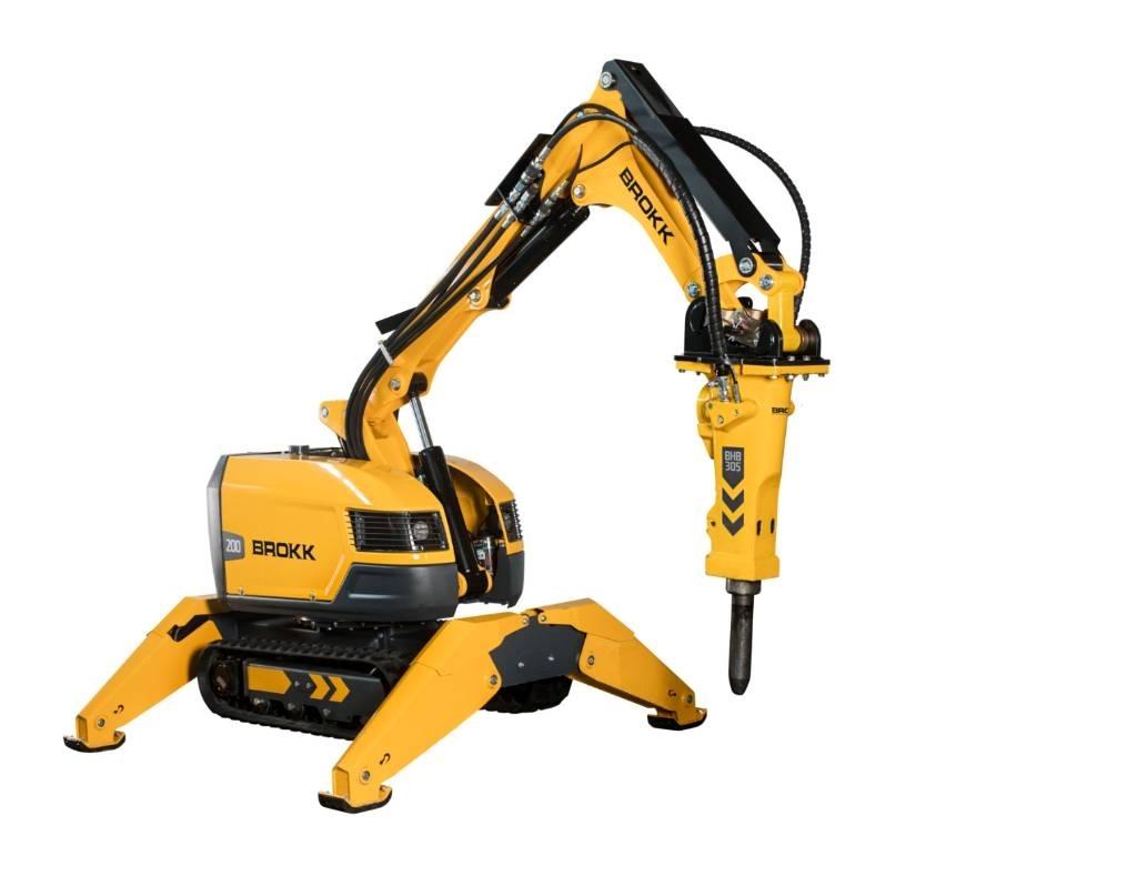 Brokk 200 Lammutusekskavaatorid