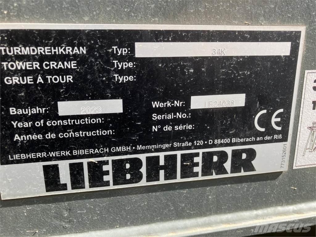 Liebherr 34K Tornkraanad