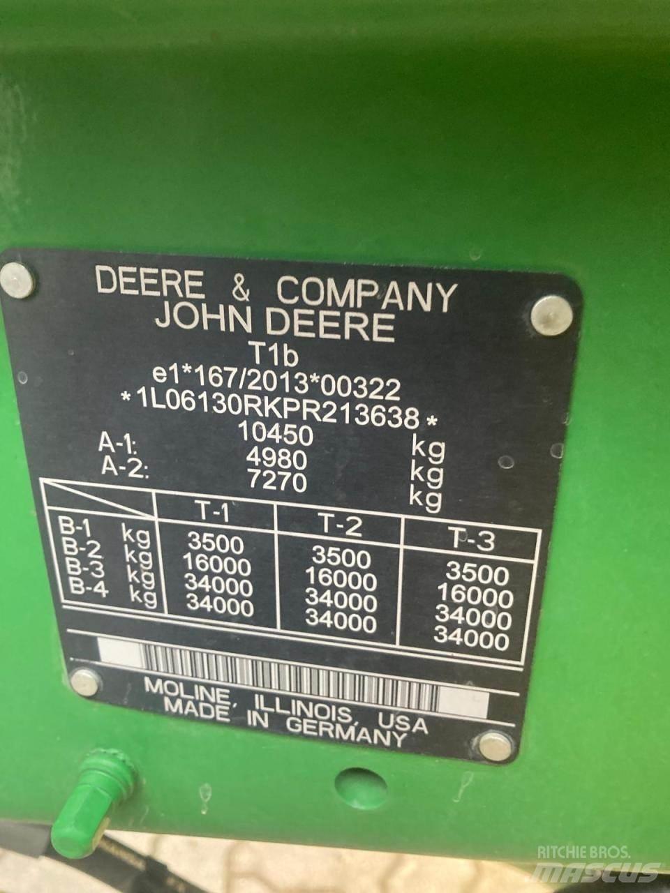 John Deere 6R 130 Traktorid