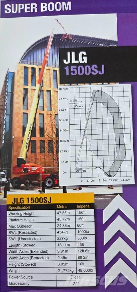 JLG 1500 SJ Teleskoop poomtõstukid