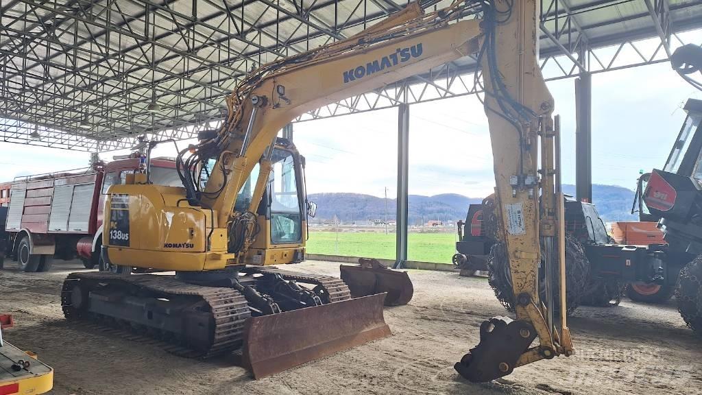 Komatsu PC 138US-8 Roomikekskavaatorid