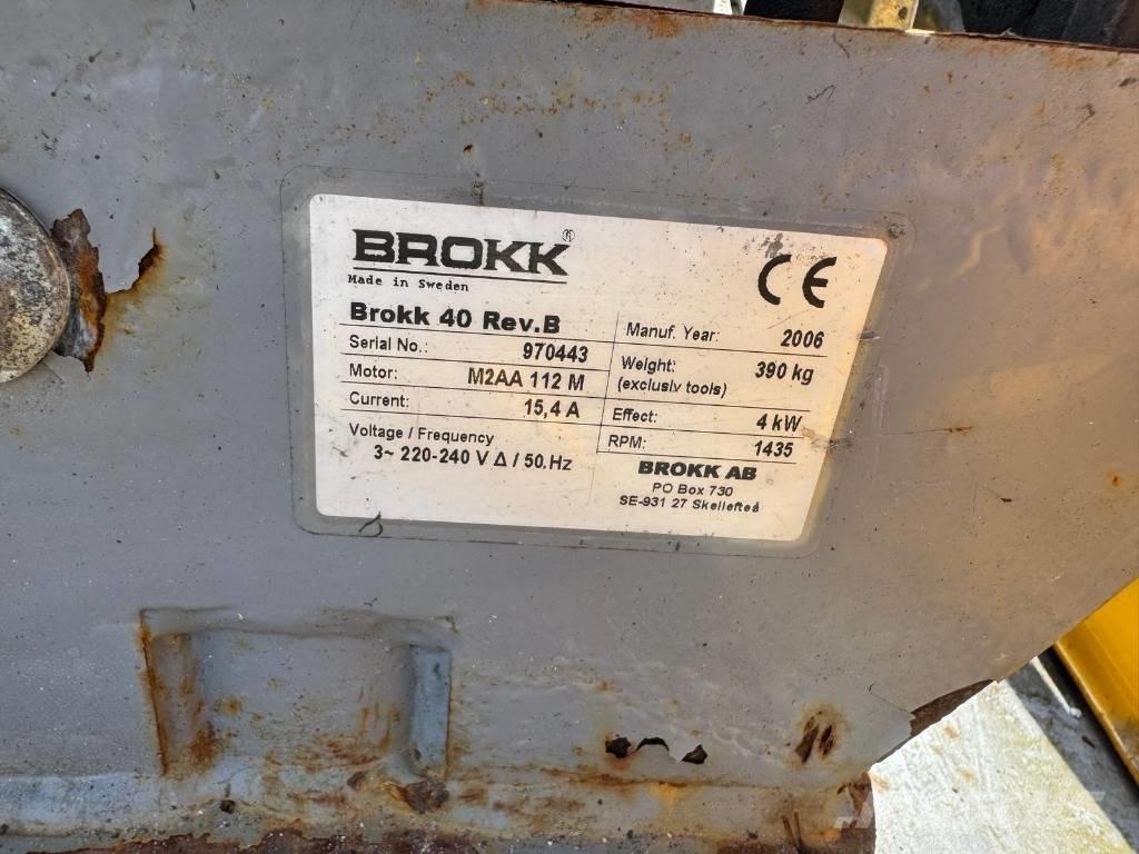 Brokk 40 Lammutusekskavaatorid