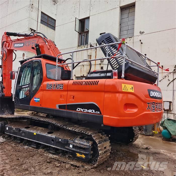 Doosan DX 340 LC Roomikekskavaatorid