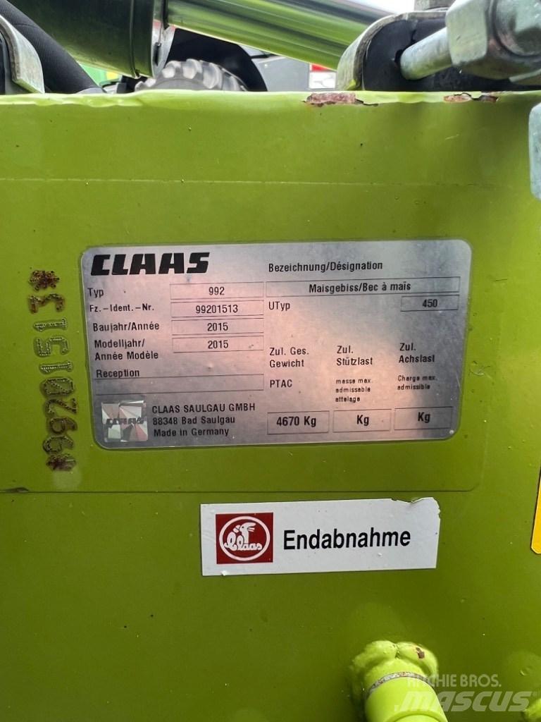 CLAAS Orbis 900 AC Kombainide heedrid