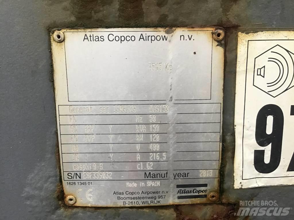 Atlas Copco QAS 150 Diiselgeneraatorid